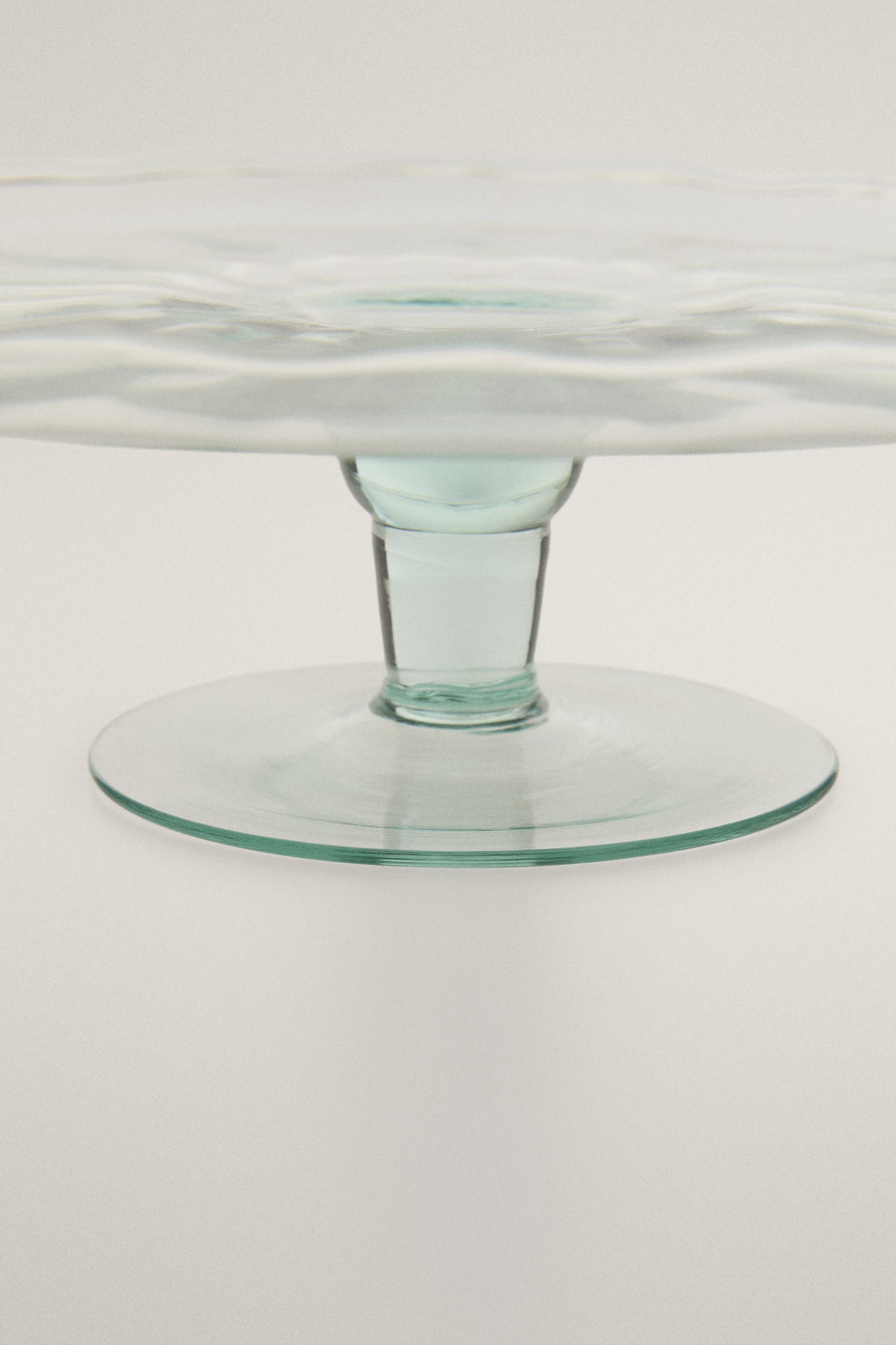 PLAT À GÂTEAU EN VERRE