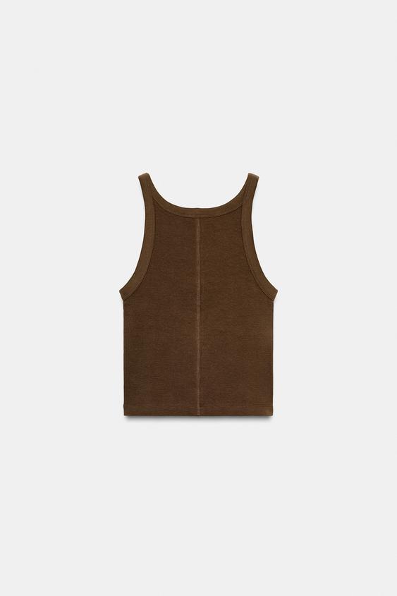 TOP CROP RIB