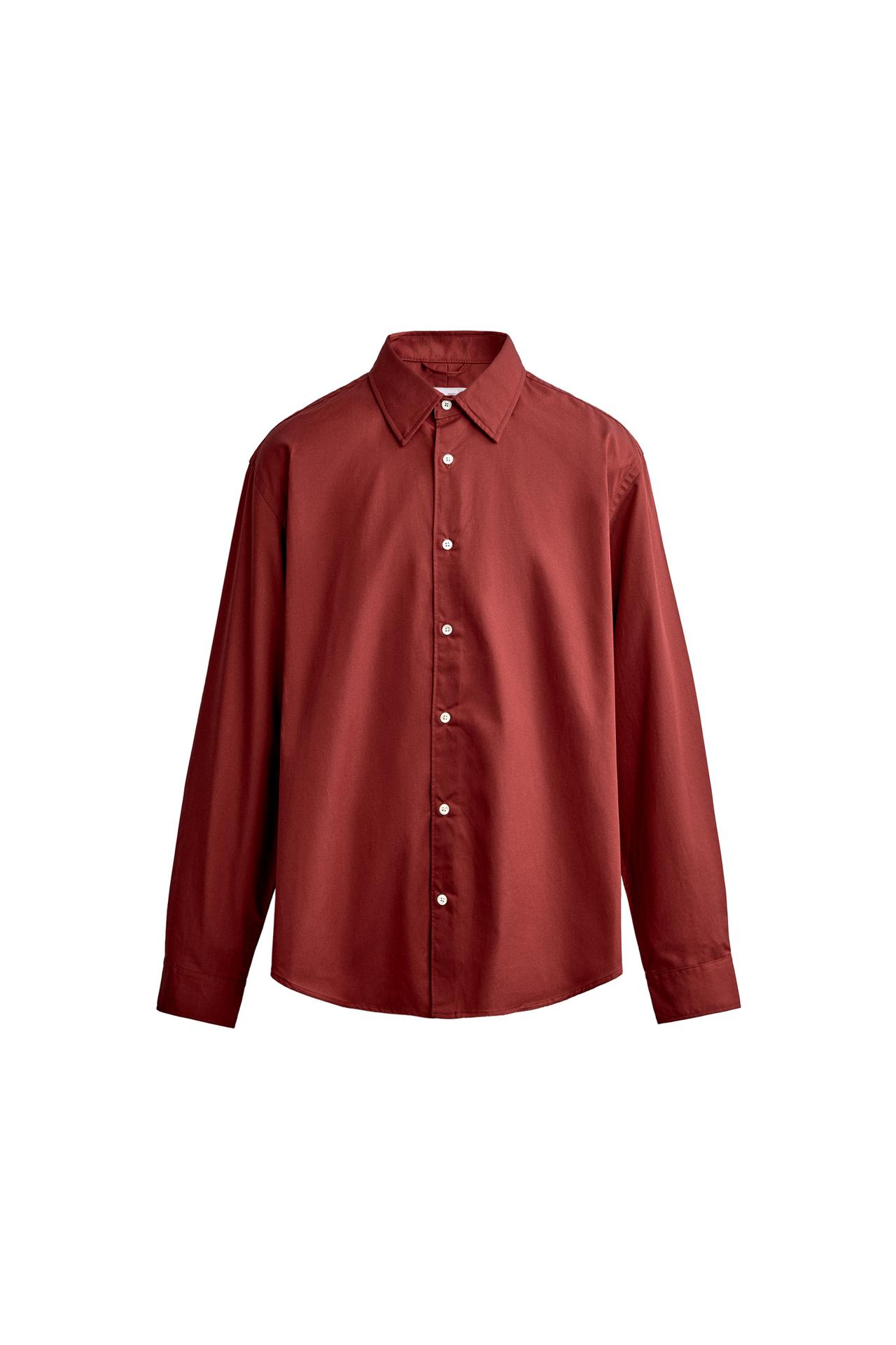 РУБАШКА RELAXED FIT ИЗ ХЛОПКА И ЛИОЦЕЛЛА