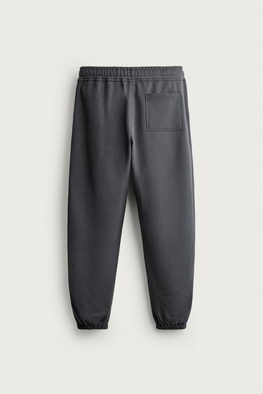 BASIC REGULAR FIT JOGGERS — Dark anthracite 2