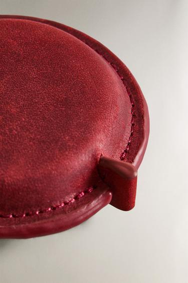 MÈTRE RUBAN ROND EN CUIR - Rouge de Zara - Image 2