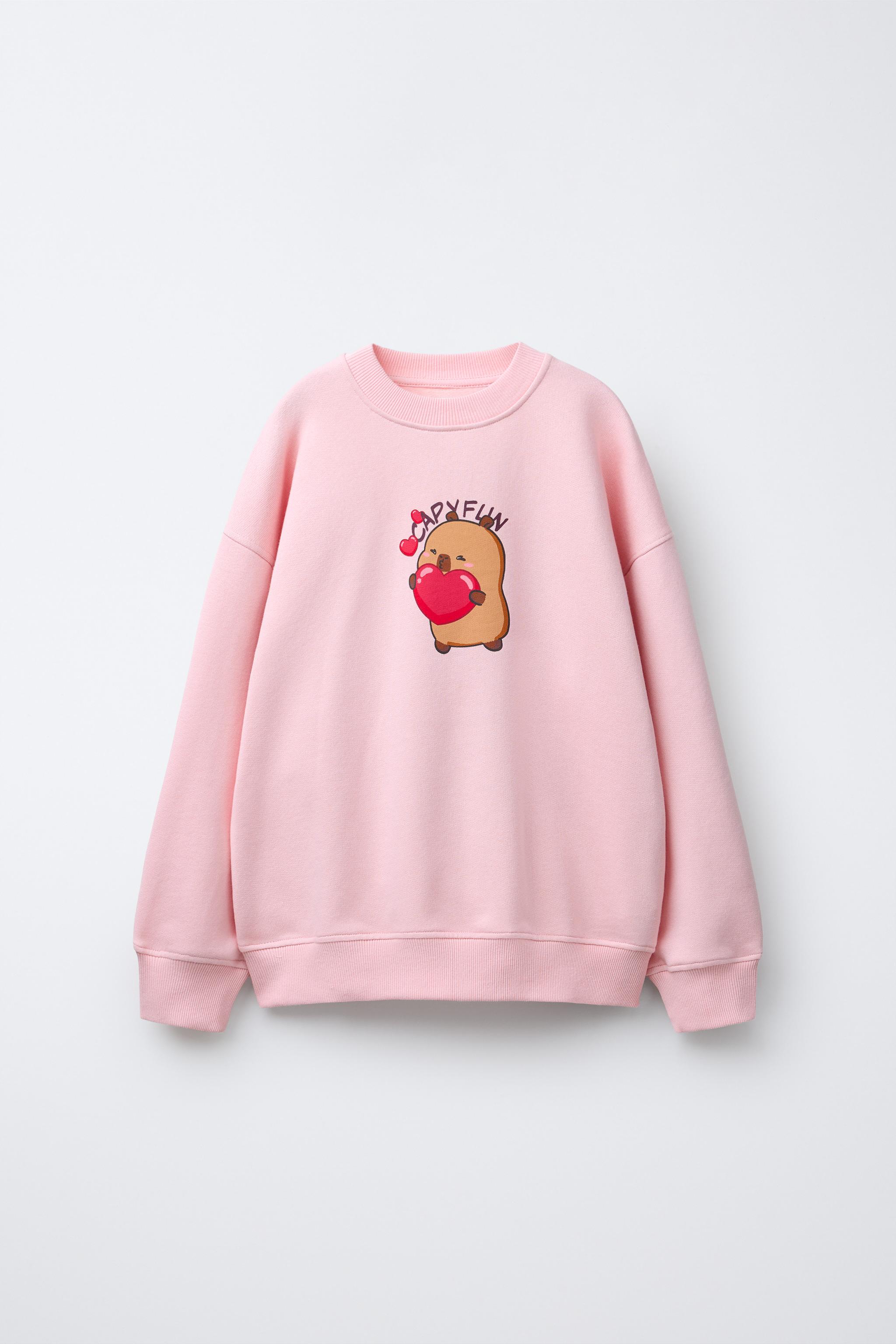 CAPYBARA CAPYFUN © SWEATSHIRT - Pink | ZARA Canada