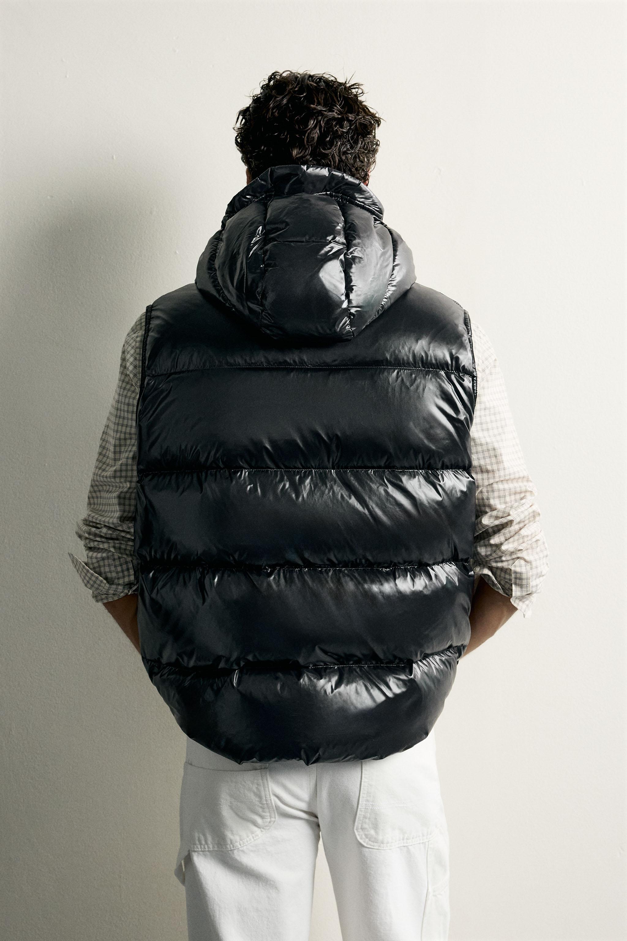 Мужские жилеты Zara WATER-REPELLENT 60/40 DOWN VEST — фото 3
