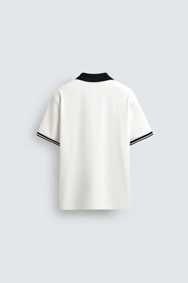 USA 94 FIFA World Cup™ FIFA Classics Contrast Polo Shirt - White by Zara - Image 7