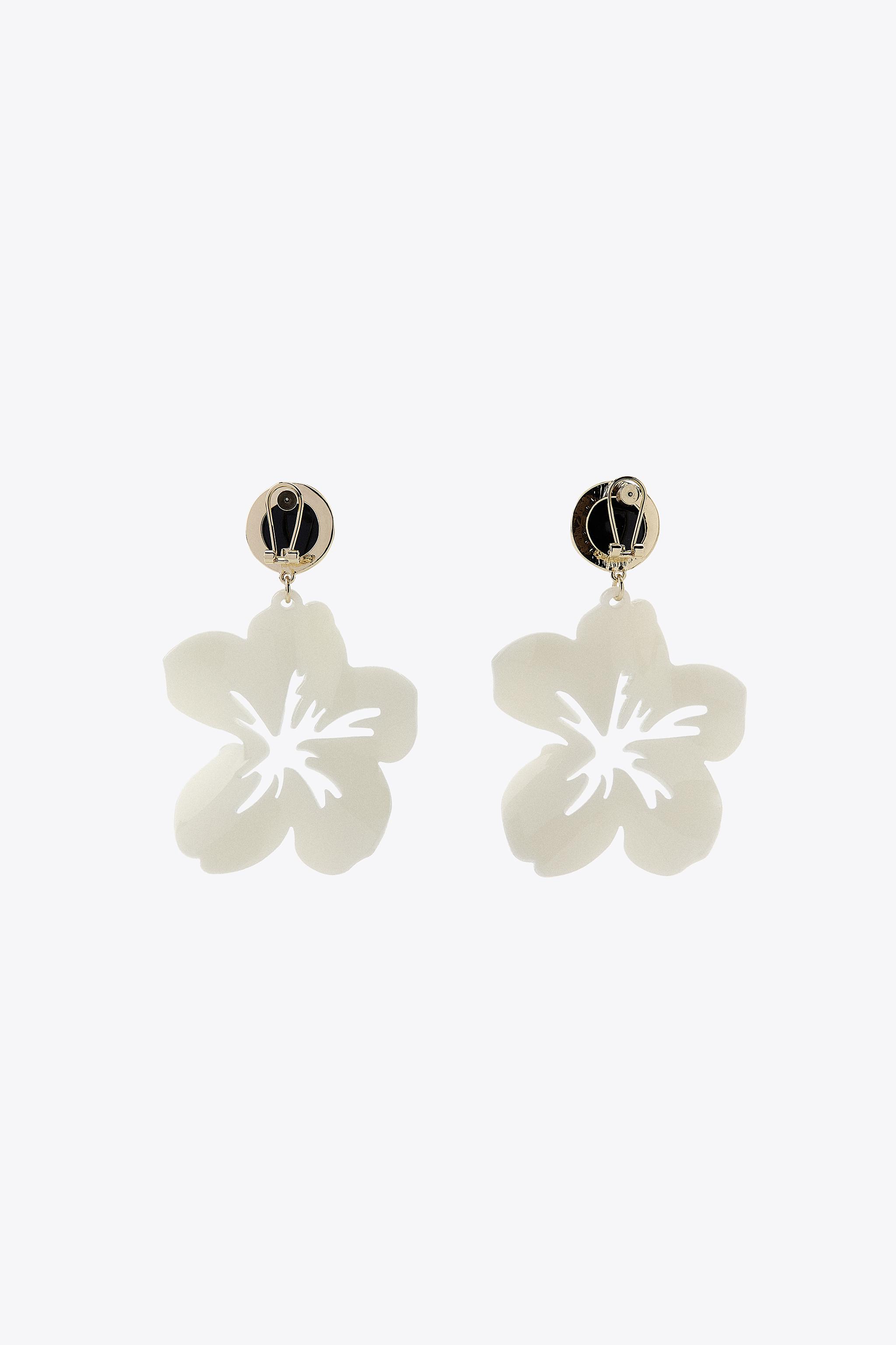 FLOWER BUTTON EARRINGS