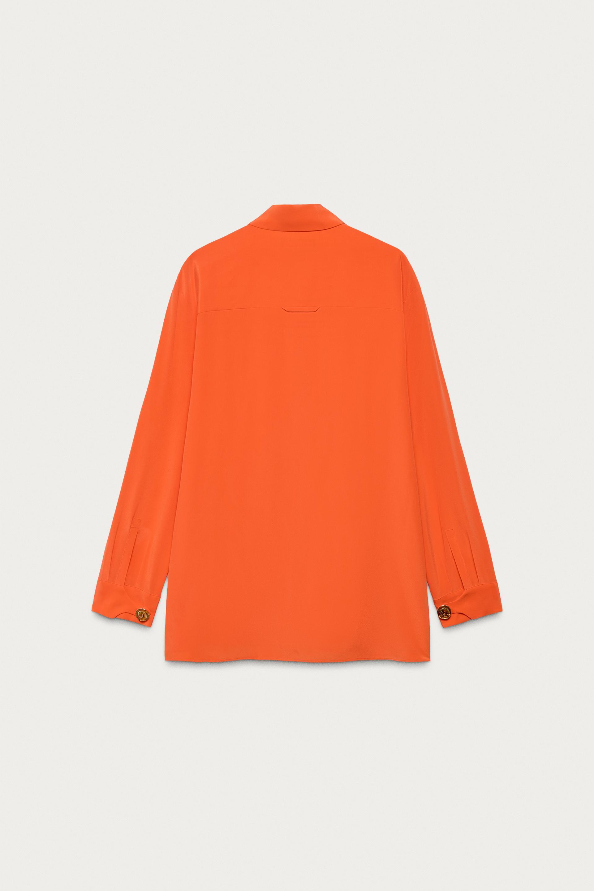 100% SILK SHIRT MARISA BERENSON X ZARA thumbnail 2