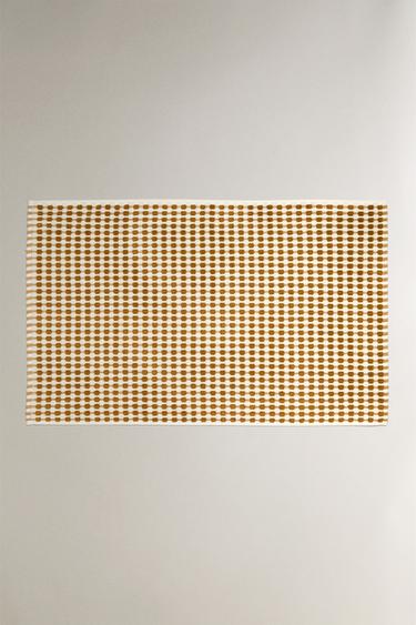 TAPPETINO DA BAGNO STRUTTURA WAFFLE - Curry di Zara - Immagine 0