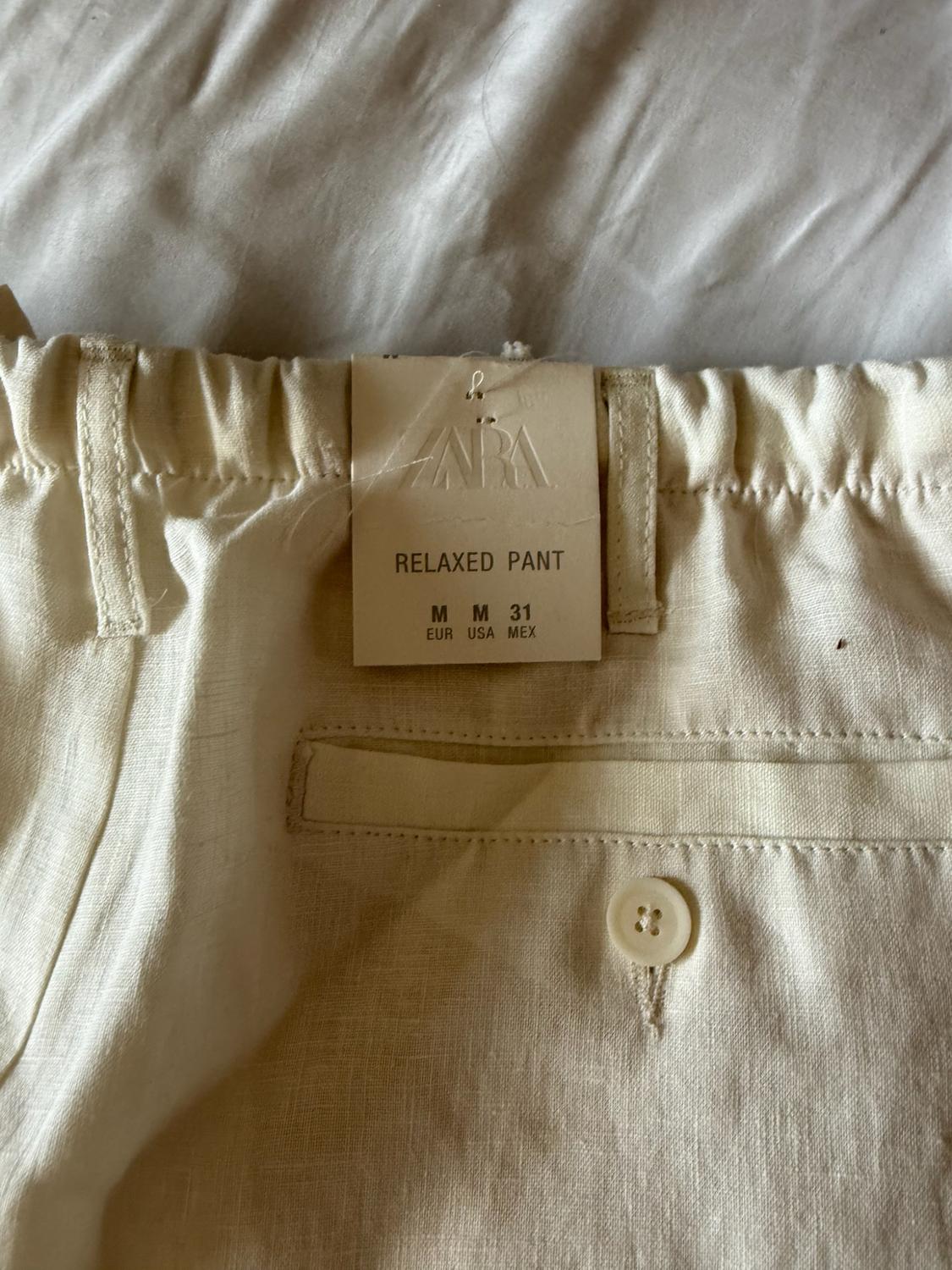 PANTALÓN RELAXED FIT 100% LINO - Image 5