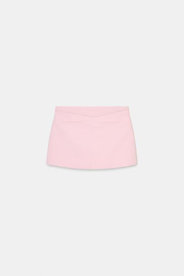 FALDA PANTALÓN - Rosa / Lila de Zara