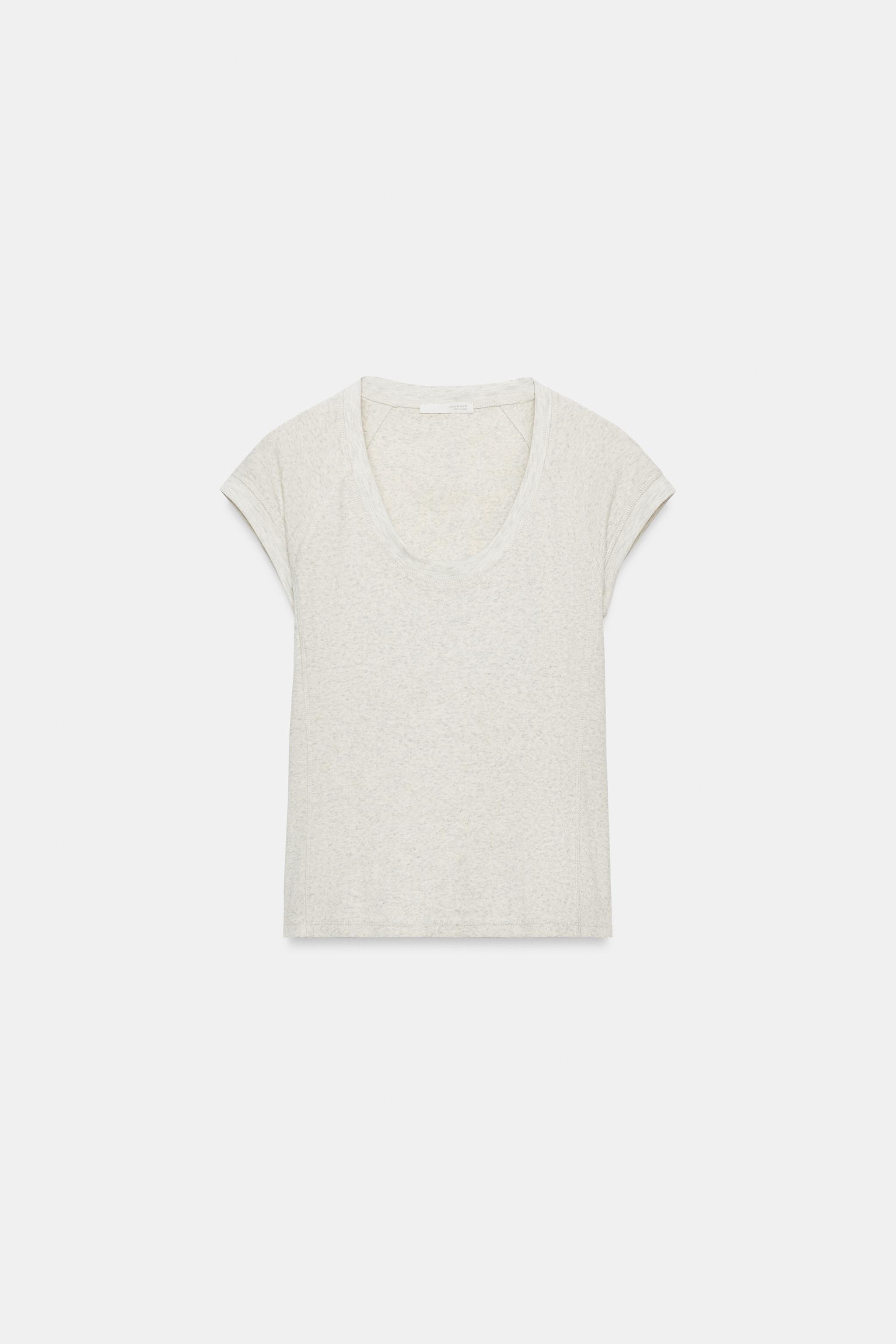 T-SHIRT RUSTIQUE DÉCOLLETÉ ROND
