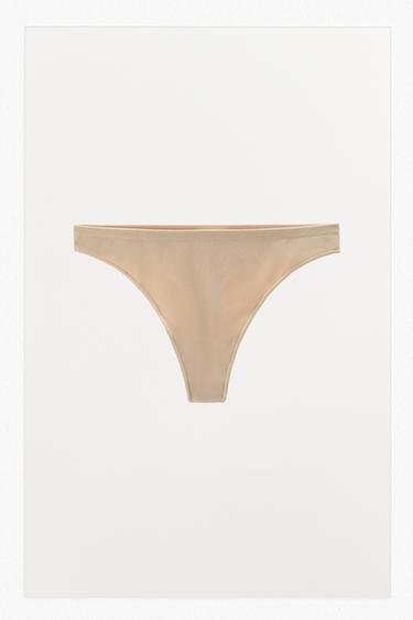 Zara TANGA GAĆICE BEZ ŠAVOVA – svjetloružičast
