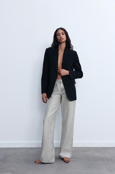 Zara BASIC BLAZER - Black - Image 0