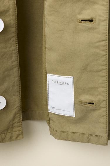 SHORT TRENCH COAT CREATED BY CARAMEL LONDON X ZARA - Khaki by Zara