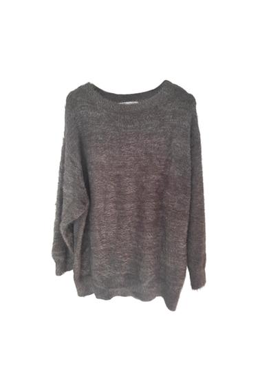 SWEATSHIRT KUNSTFELL