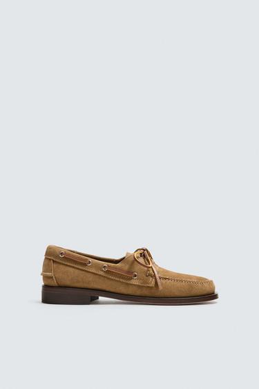 CASTELLANO 1920 ® X ZARA MAN DECK SHOES - Brown by Zara