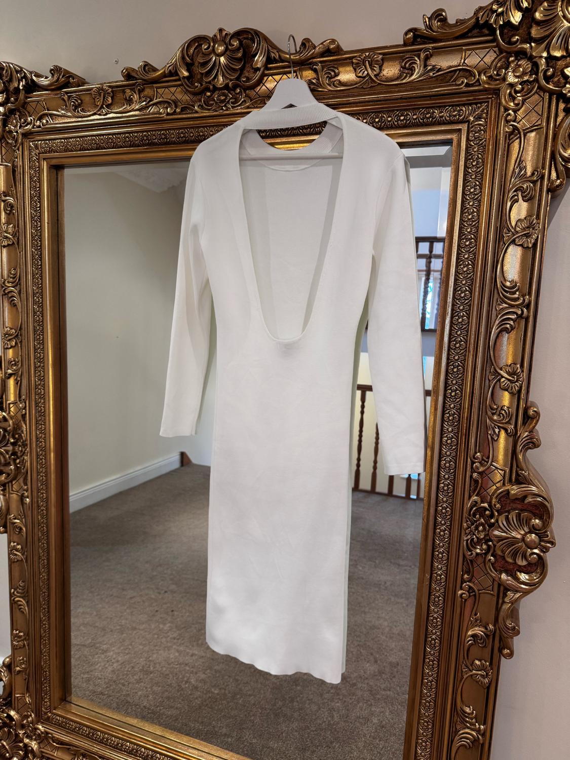 KNIT DRESS WITH BACK VENT - Image 2