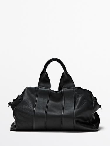 Zara Nappa leather travel bag - Black - Image 0