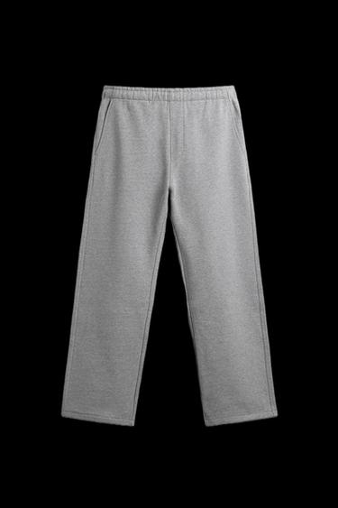 HEAVYWEIGHT REGULAR FIT ORIGINS JOGGERS - Grey marl by Zara