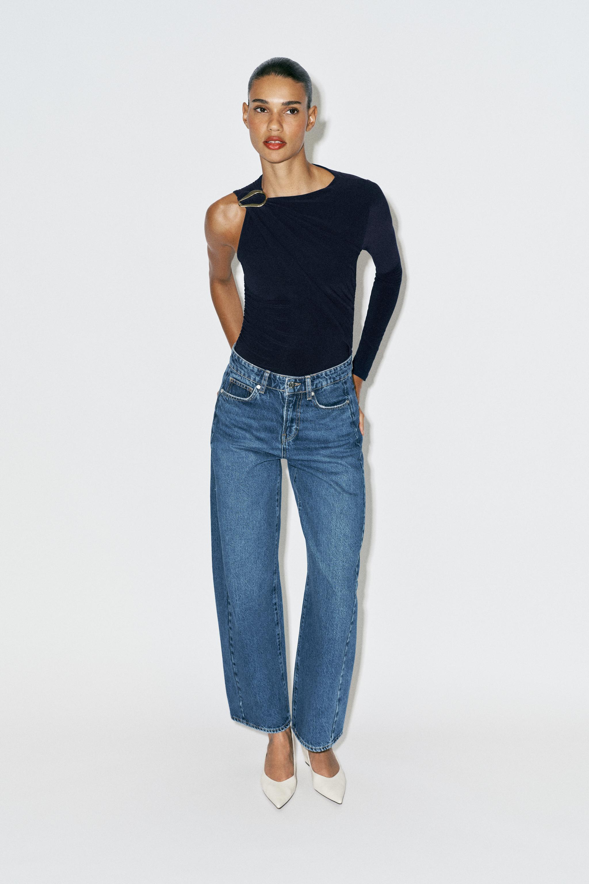 ブルーカットアウトボディスーツ ボディスーツ - レディース ブルーボディスーツ | ZARA 日本