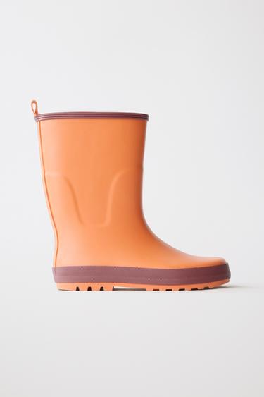 COLOUR BLOCK WELLIES - Orange by Zara