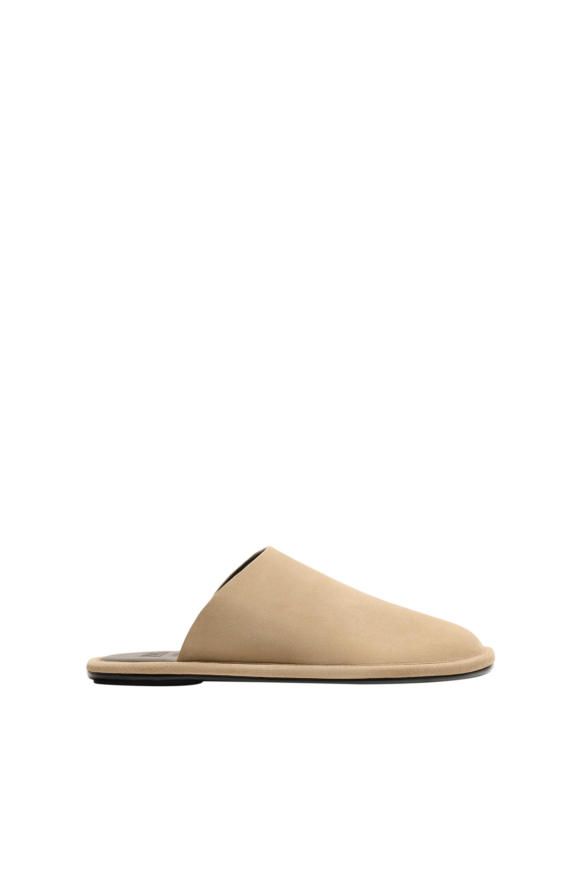 リアルレザー LIMITED EDITION クロッグサンダル - ブラウン | ZARA