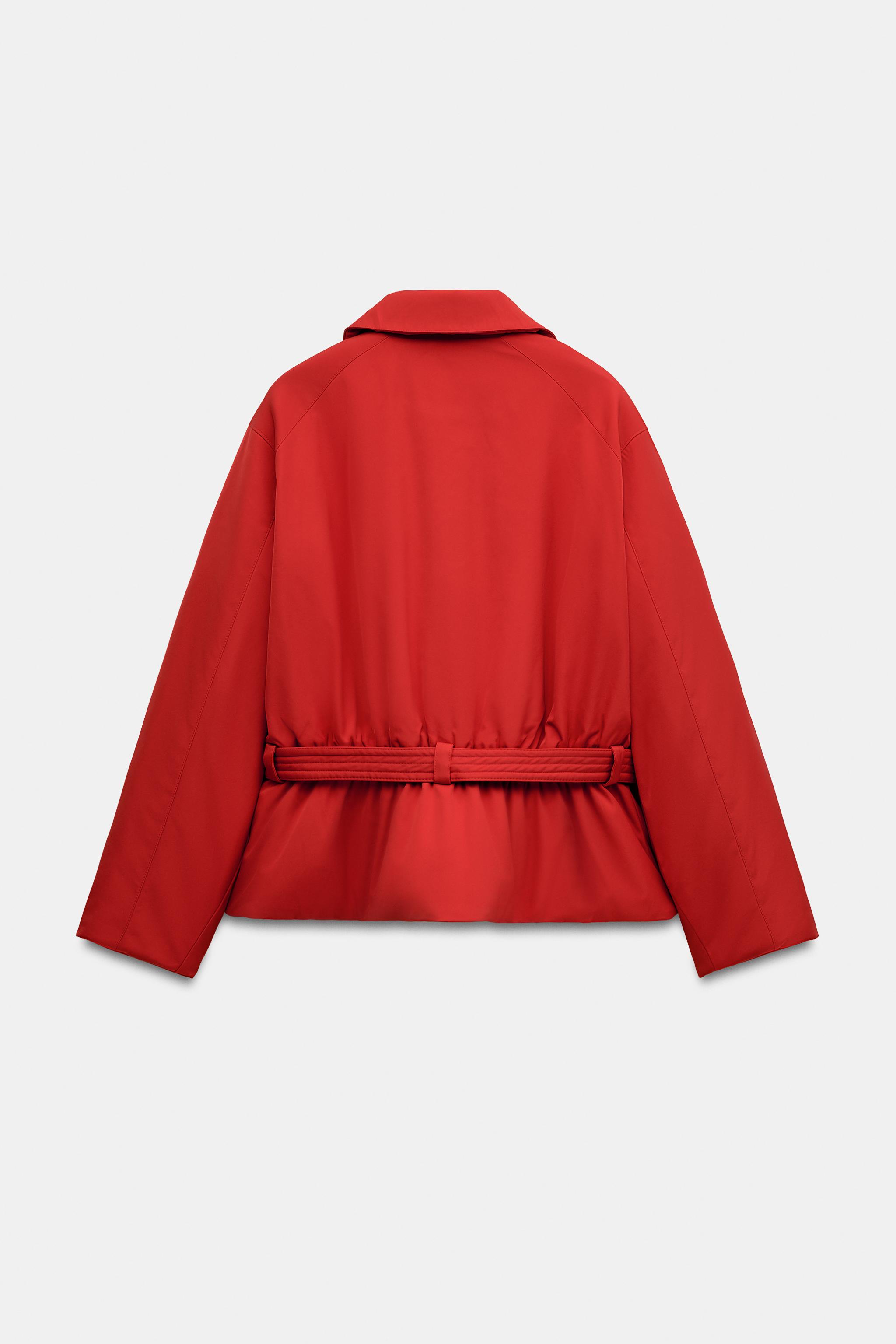 PADDED BELTED WATER REPELLENT JACKET