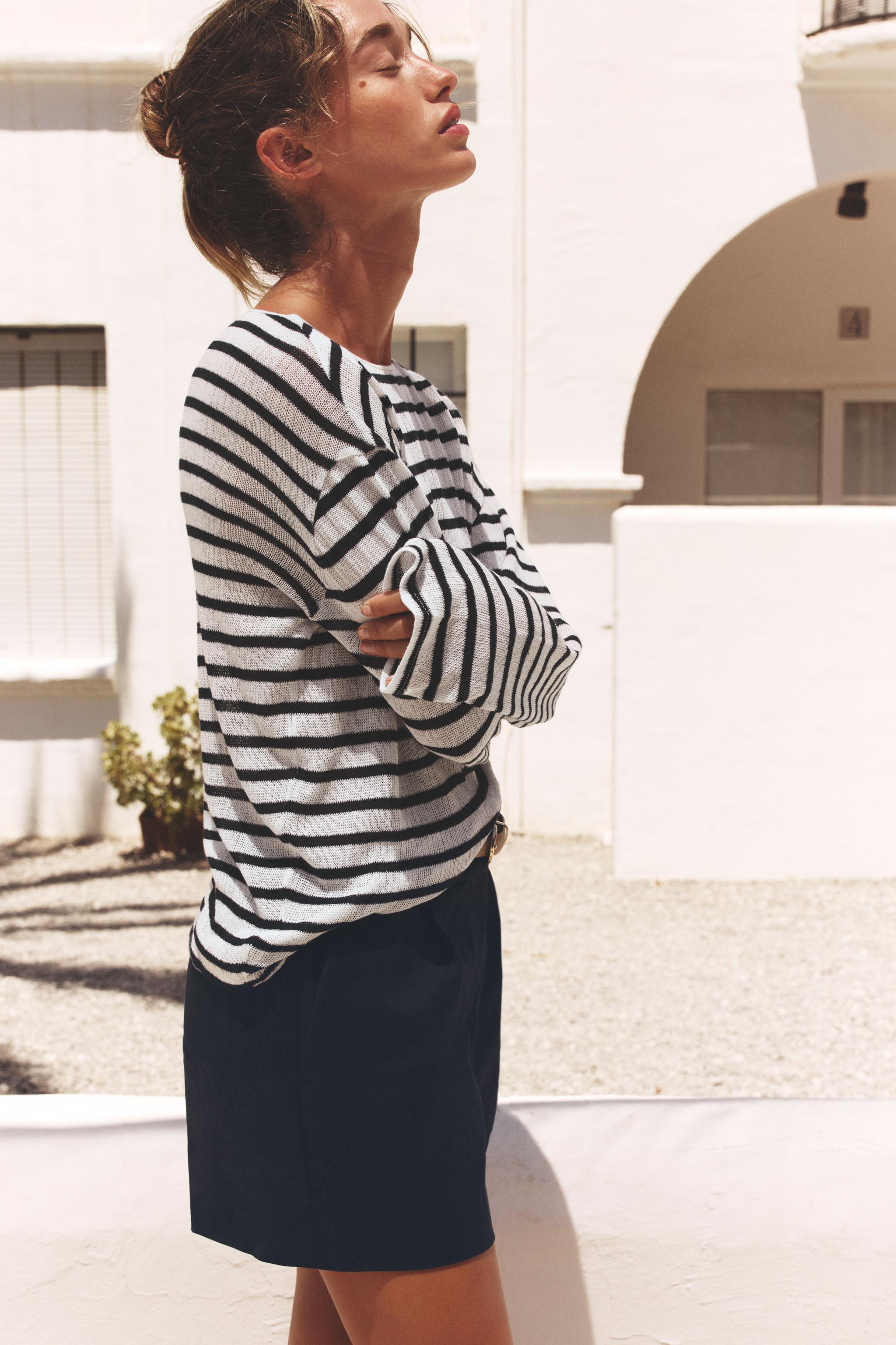 ☆ドイツ発*ZARA*新作*STRIPED 長袖Tシャツ/BEIGE☆ 04200076715-p.jpg?ts=