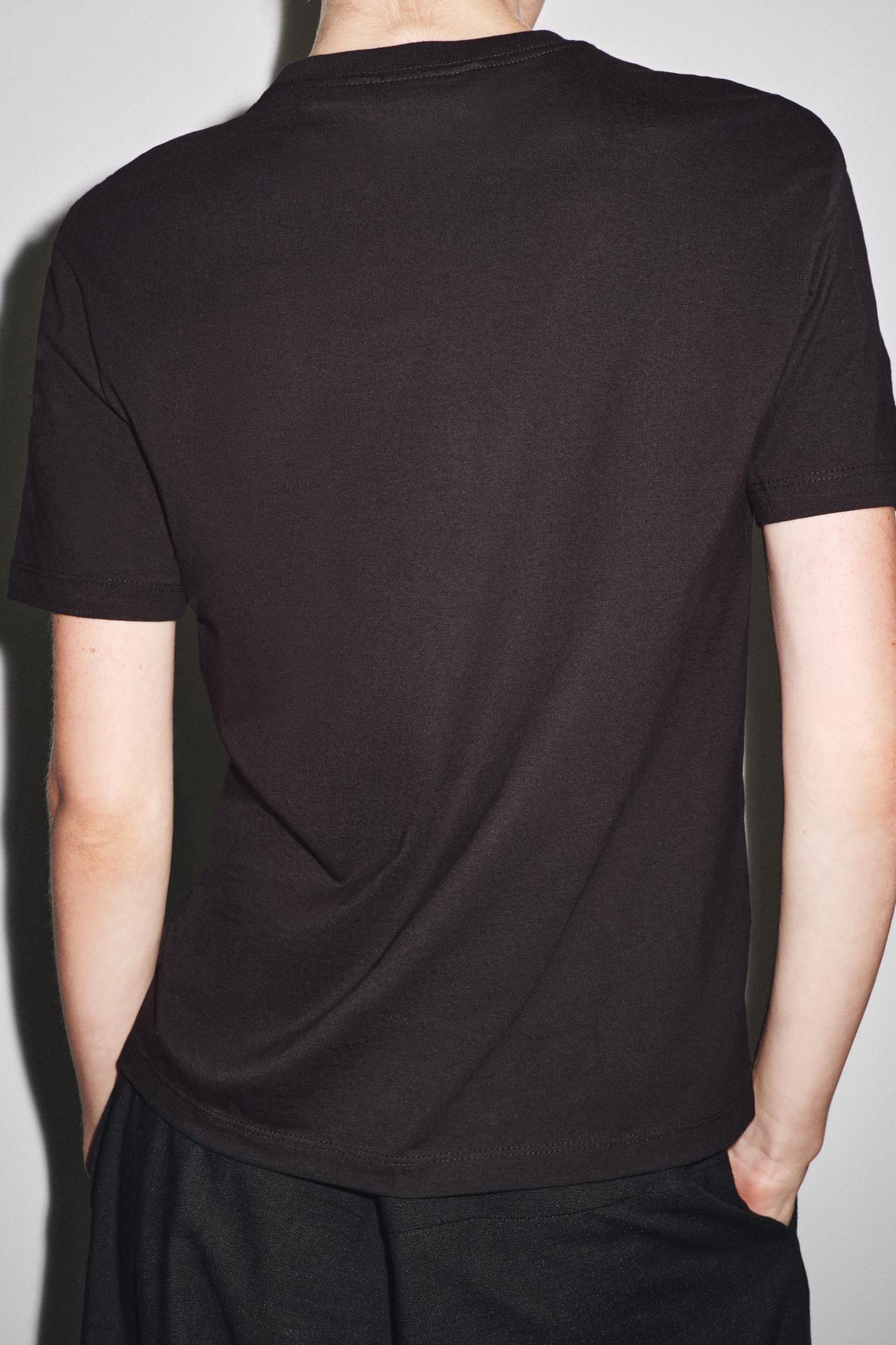 MERCERIZED COTTON T-SHIRT