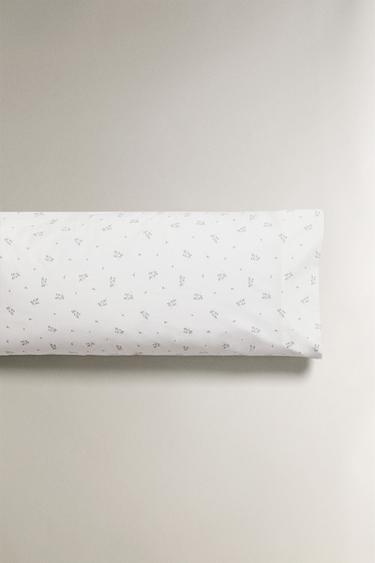 LEAF PRINT PILLOWCASE - Oyster-white by Zara - Image 4