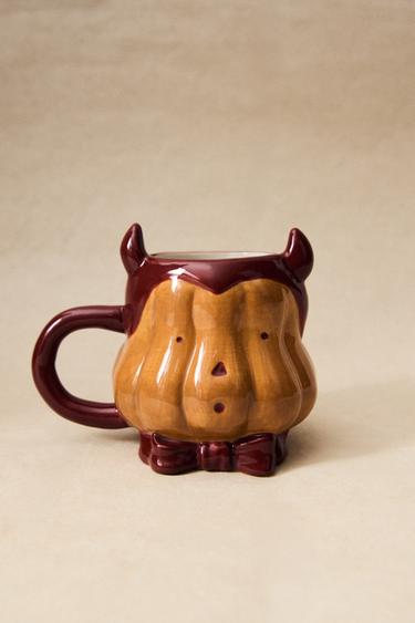 TAZZA IN CERAMICA PER BAMBINI ZUCCA HALLOWEEN - Rossi di Zara