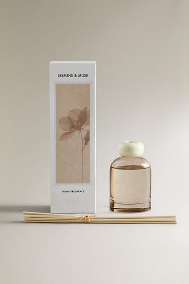 (120 ML) JASMINE & MUSK REED DIFFUSERS - Light yellow by Zara - Image 1