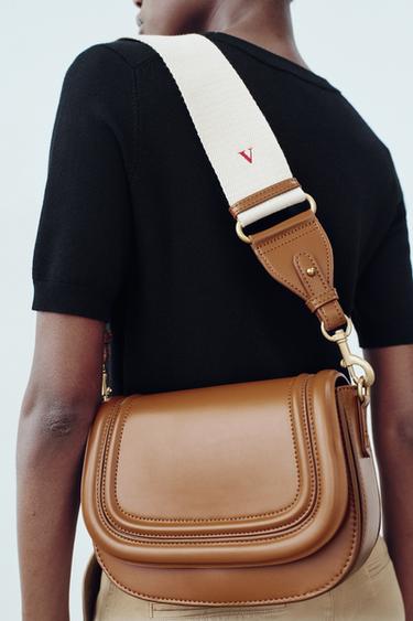 Zara CROSSBODY BAG - Brown