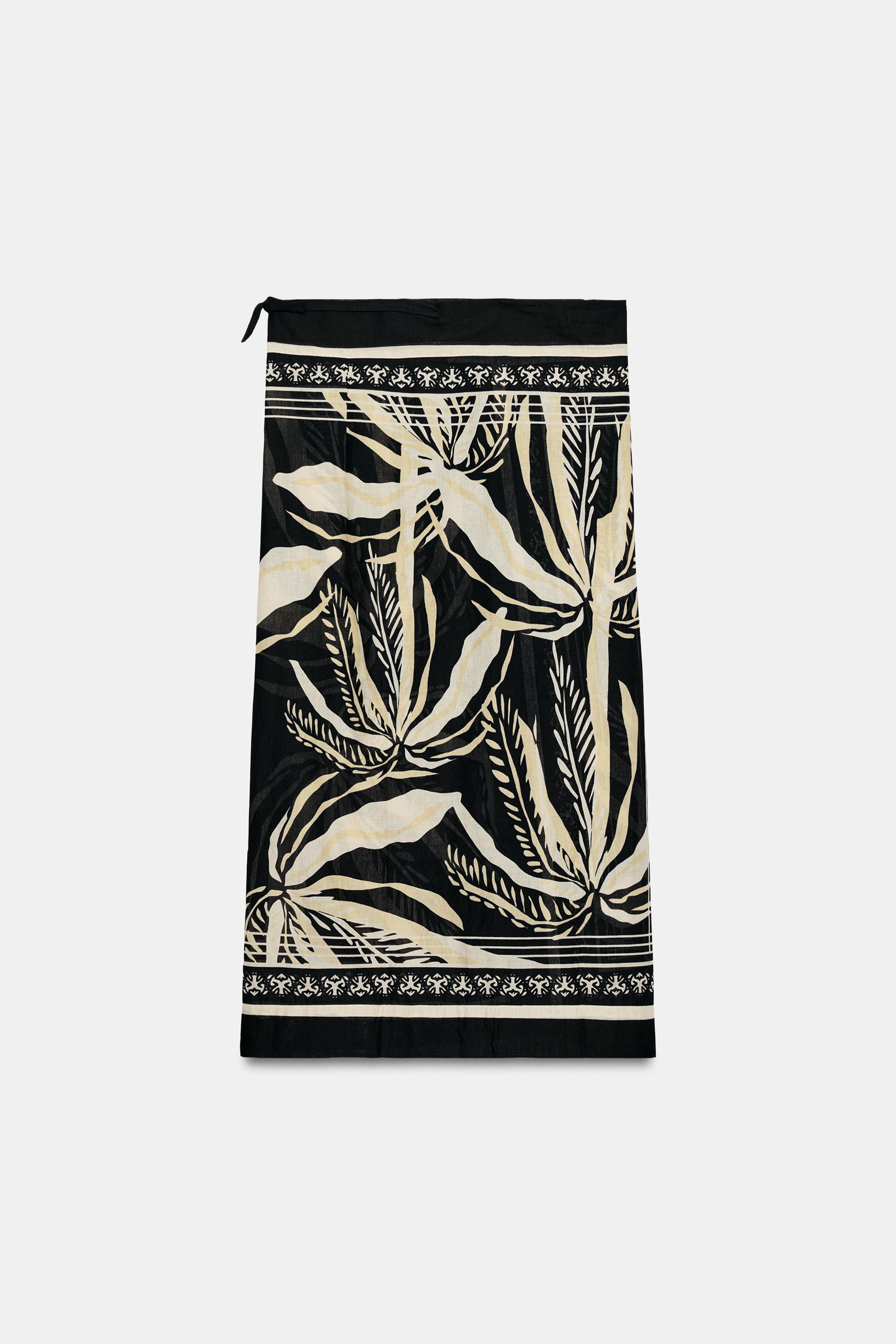 PALM TREE PRINT PAREO