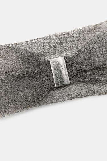 COLLIER RAS-DE-COU EN MAILLE MÉTALLIQUE - Argent de Zara - Image 4