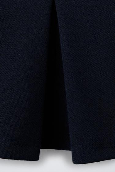 SHORT STRUCTURÉ À BOUTONS PERLES - Bleu marine de Zara - Image 3