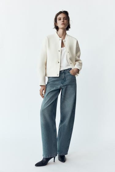 MID-WAIST BAGGY JEANS - Indigo by Zara - Image 0