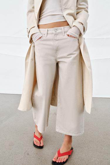 JEANS ZW COLLECTION CULOTTE TIRO MEDIO - Piedra de Zara