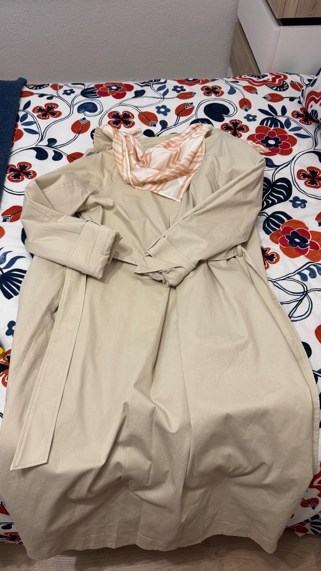 LONG SCARF TRENCH COAT - Image 3