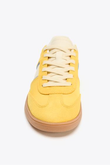 COLOURED SPORTS TRAINERS - Yellow by Zara - Image 5