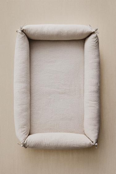GINGHAM BABY NEST - Grey by Zara