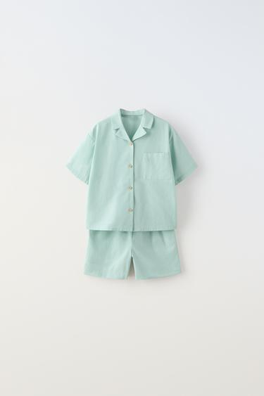 3-6 AÑOS/ CONJUNTO LISO ETIQUETA - Verdoso de Zara