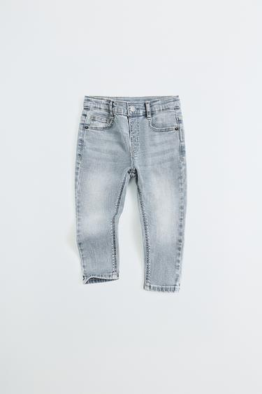 Zara SKINNY JEANS - Mid-blue