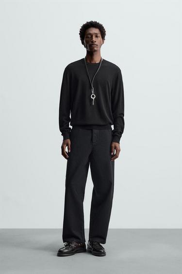 CASHMERE - WOOL SWEATER - Black by Zara - Image 0