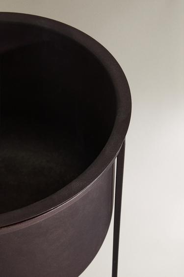 CACHE-POT MÉTAL - Noir de Zara - Image 1