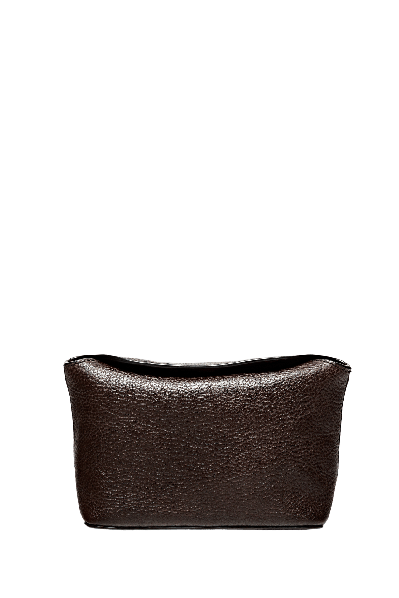 Mini nappa leather handbag — Brown