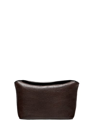 Mini nappa leather handbag — Brown 1