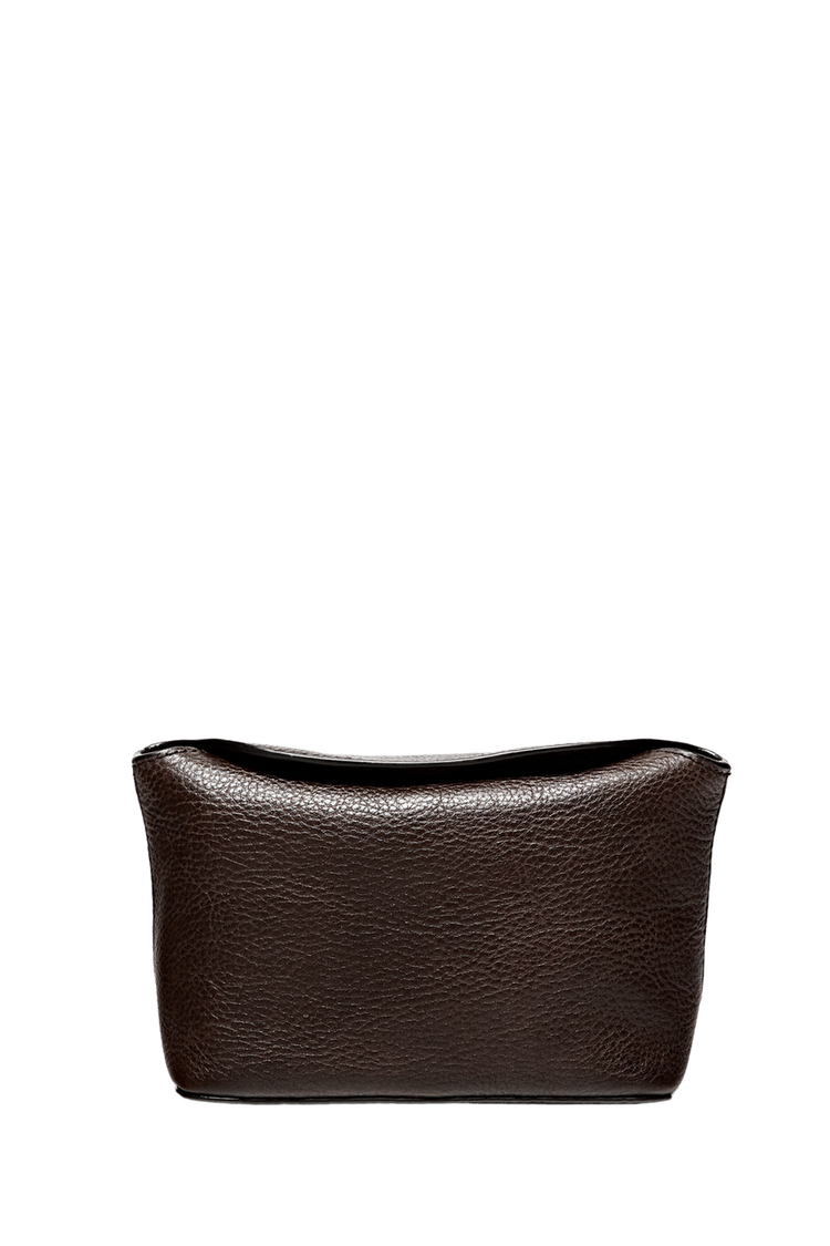 Mini nappa leather handbag — Brown