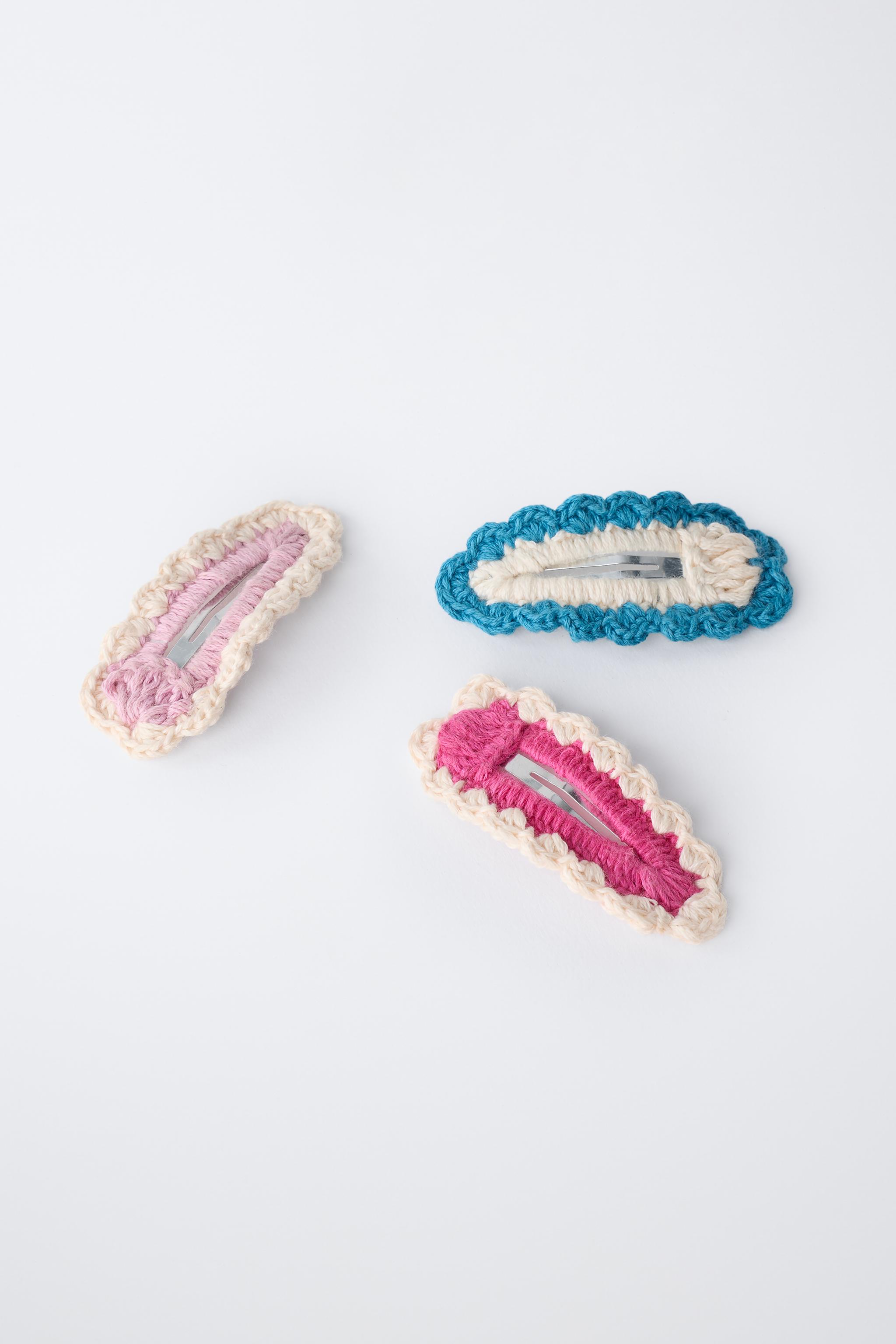 THREE-PACK OF CROCHET CLIPS