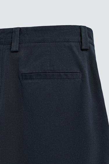 PANTALON CARGO STRAIGHT FIT - Bleu marine de Zara - Image 9