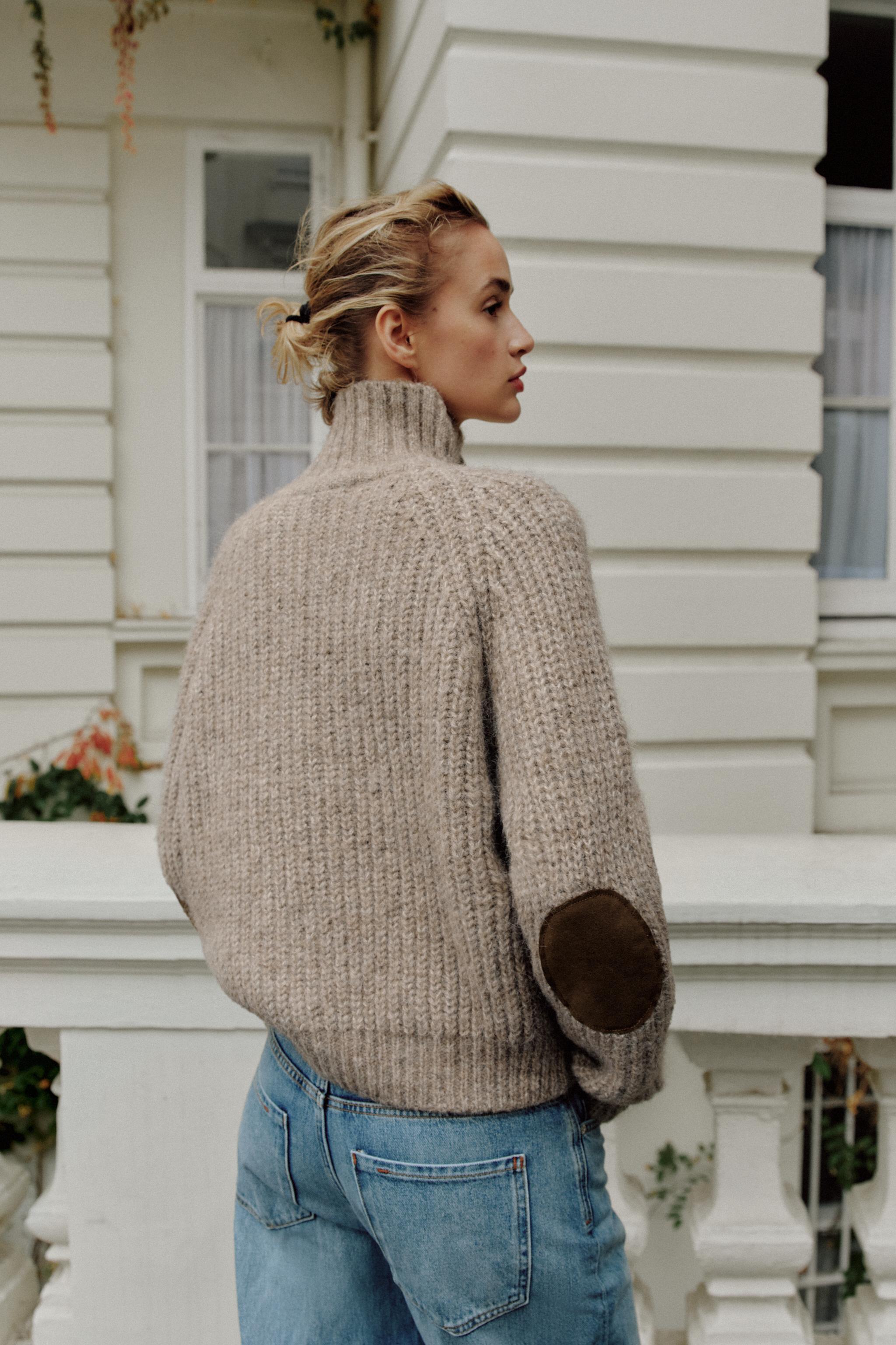 High-Neck Cardigan by Zara